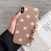 Moskado Flowers Phone Case For iPhone 11 Pro X XR XS Max 7 8 6 6s Plus 5 5s SE Chrysanthemum Floral Soft TPU Silicone Back Cover