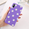 Moskado Flowers Phone Case For iPhone 11 Pro X XR XS Max 7 8 6 6s Plus 5 5s SE Chrysanthemum Floral Soft TPU Silicone Back Cover