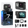 GoPro HERO7 Black Waterproof Action Camera with Touch Screen Sports Cam Go Pro HERO 7 12MP Photos Live Streaming Stabilization