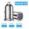 FIVI Car Charger for mobile phone quick charge 3.0  USB Charger for iphone 11 pro Samsung huawei xiaomi mini car chargeAll Metal