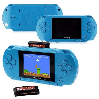 3 Inch 16 Bit PXP3 Slim Station Video Games Player Handheld Game +2 Pcs Free Game Card Console built-in 150 Classic Games